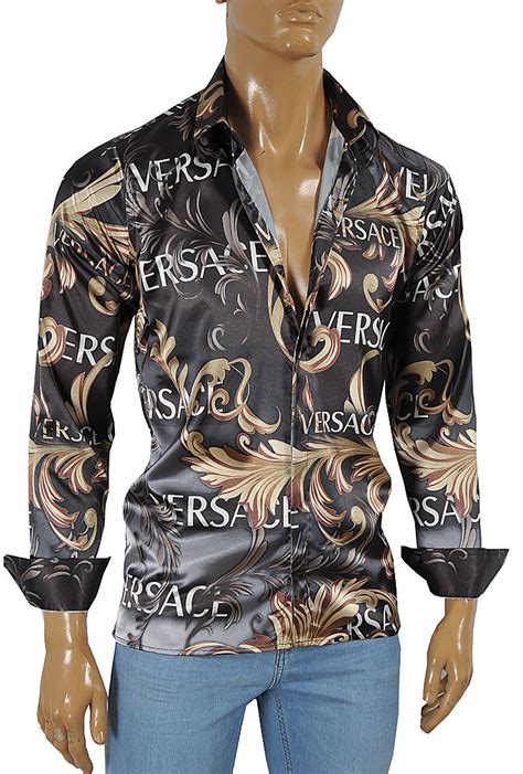 versace dress shirt cheap|versace formal shirts.